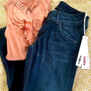 Brand New With Tags Hudson Bootleg Jeans